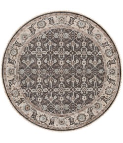 Surya Theodora THO3000 Black Medium Gray Area Rug 8 ft. Round