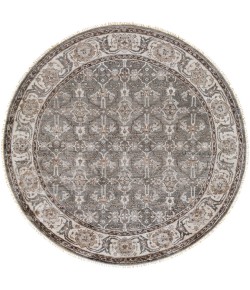 Surya Theodora THO3001 Medium Gray Light Gray Area Rug 8 ft. Round