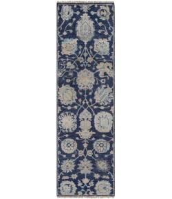 Surya Theodora THO3007 Navy Taupe Area Rug 2 ft. 6 in. X 8 ft. Runner