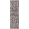 Surya Theodora THO3009 Medium Gray Charcoal Area Rug 2 ft. 6 in. X 8 ft. Runner