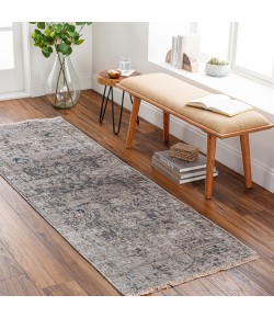 Surya Theodora THO3009 Medium Gray Charcoal Area Rug 2 ft. 6 in. X 8 ft. Runner