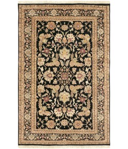 Surya Taj Mahal TJ44 Black Mustard Area Rug 5 ft. 6 in. X 8 ft. 6 in. Rectangle