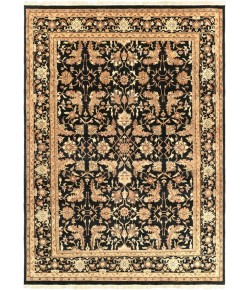 Surya Taj Mahal TJ44 Black Mustard Area Rug 8 ft. 6 in. X 11 ft. 6 in. Rectangle