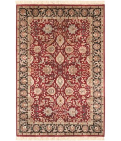 Surya Taj Mahal TJ6575 Dark Brown Black Area Rug 5 ft. 6 in. X 8 ft. 6 in. Rectangle