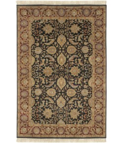 Surya Taj Mahal TJ6576 Black Dark Brown Area Rug 8 ft. 6 in. X 11 ft. 6 in. Rectangle