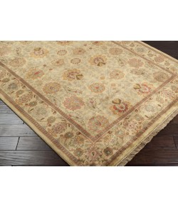 Surya Taj Mahal TJ826 Tan Dark Brown Area Rug 8 ft. Square