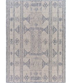 Livabliss Tuareg TRG2306 Tan Pale Blue Area Rug 5 ft. 3 in. X 7 ft. Rectangle