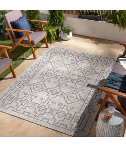 Livabliss Tuareg TRG2316 Tan Pale Blue Area Rug 5 ft. 3 in. X 7 ft. Rectangle