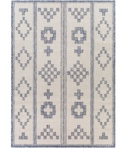 Livabliss Tuareg TRG2318 Tan Pale Blue Area Rug 5 ft. 3 in. X 7 ft. Rectangle