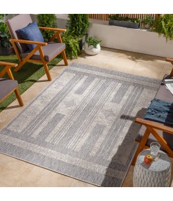 Livabliss Tuareg TRG2320 Taupe Light Grey Area Rug 5 ft. 3 in. X 7 ft. Rectangle
