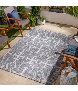Livabliss Tuareg TRG2323 Pewter Grey Area Rug 5 ft. 3 in. X 7 ft. Rectangle