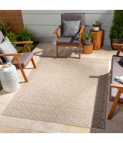 Livabliss Tuareg TRG2354 Taupe Khaki Area Rug 5 ft. 3 in. X 7 ft. Rectangle