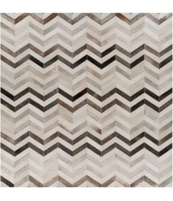 Surya Trail TRL1129 Ivory Medium Gray Area Rug 8 ft. Square