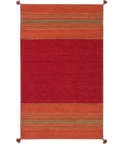 Surya Trenza TRZ3002 Dark Red Burnt Orange Area Rug 2 ft. X 3 ft. Rectangle