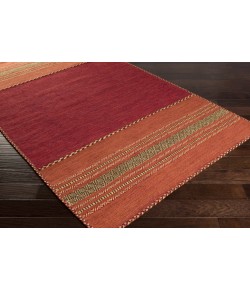 Livabliss Trenza TRZ3002 Dark Red Burnt Orange Area Rug 8 ft. X 10 ft. Rectangle