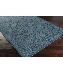 Surya Tulemola TUL4000 Bright Blue Charcoal Area Rug 2 ft. X 3 ft. Rectangle