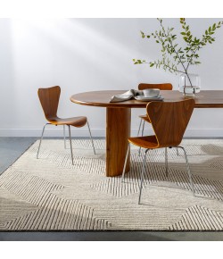 Surya Tunus TUN2319 Taupe Dark Brown Area Rug 6 ft. X 9 ft. Rectangle