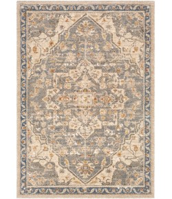 Livabliss Tuscany TUS2309 Denim Metallic - Champagne Area Rug 7 ft. 10 in. Square
