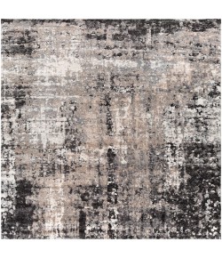 Livabliss Tuscany TUS2312 Beige Black Area Rug 7 ft. 10 in. Square