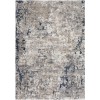 Livabliss Tuscany TUS2313 Denim Medium Gray Area Rug 2 ft. X 3 ft. Rectangle