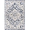 Livabliss Tuscany TUS2317 Dark Blue Denim Area Rug 4 ft. 3 in. X 5 ft. 7 in. Rectangle