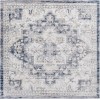 Livabliss Tuscany TUS2317 Dark Blue Denim Area Rug 7 ft. 10 in. Square