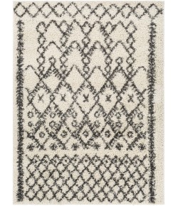 Livabliss Taza Shag TZS2301 Cream Charcoal Area Rug 5 ft. 2 in. X 7 ft. Rectangle