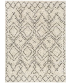 Livabliss Taza Shag TZS2326 Cream Gray Area Rug 5 ft. 2 in. X 7 ft. Rectangle
