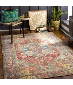 Livabliss Unique UNQ2312 Burnt Orange Teal Area Rug 2 ft. 6 in. X 4 ft. Rectangle