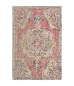 Surya Unique UNQ2315 Coral Light Gray Area Rug 7 ft. 6 in. X 9 ft. 6 in. Rectangle