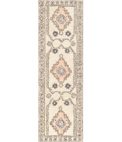 Livabliss Urfa URF2302 Peach Camel Area Rug 2 ft. 6 in. X 8 ft. Runner