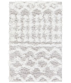 Livabliss Urban Shag USG2310 White Light Gray Area Rug 2 ft. X 2 ft. 11 in. Rectangle