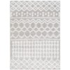 Livabliss Urban Shag USG2310 White Light Gray Area Rug 2 ft. X 2 ft. 11 in. Rectangle