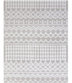 Livabliss Urban Shag USG2310 White Light Gray Area Rug 7 ft. 10 in. X 10 ft. 2 in. Rectangle