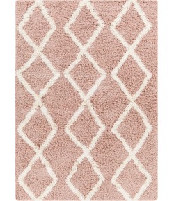 Livabliss Urban Shag USG2324 Dusty Pink White Area Rug 7 ft. 10 in. X 10 ft. 3 in. Rectangle
