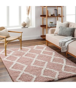 Livabliss Urban Shag USG2324 Dusty Pink White Area Rug 7 ft. 10 in. X 10 ft. 3 in. Rectangle