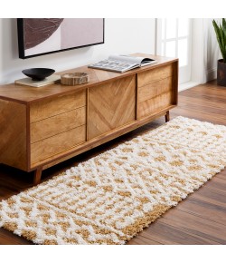 Livabliss Urban Shag USG2342 Light Grey Dark Grey Area Rug 2 ft. 7 in. X 7 ft. 3 in. Runner