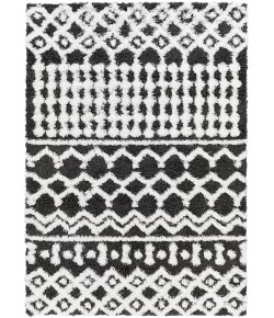 Livabliss Urban Shag USG2344 Dark Grey Light Grey Area Rug 5 ft. 3 in. X 7 ft. 3 in. Rectangle