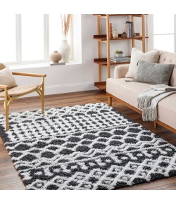 Livabliss Urban Shag USG2344 Dark Grey Light Grey Area Rug 5 ft. 3 in. X 7 ft. 3 in. Rectangle