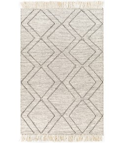 Surya Uttar UTT2300 Black Cream Area Rug 5 ft. X 7 ft. 6 in. Rectangle