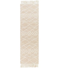 Surya Uttar UTT2304 Medium Brown Cream Area Rug 2 ft. 6 in. X 8 ft. Runner
