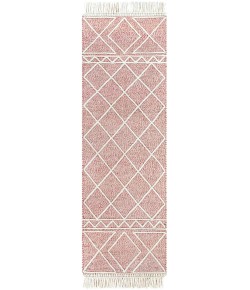 Surya Uttar UTT2305 Burgundy Dusty Pink Area Rug 2 ft. 6 in. X 8 ft. Runner