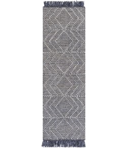 Surya Uttar UTT2306 Charcoal Cream Area Rug 2 ft. 6 in. X 8 ft. Runner