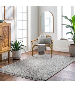 Surya Valeria VAE2301 Light Gray Black Area Rug 9 ft. X 12 ft. Rectangle