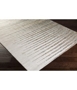 Surya Vibe VIB1002 Light Gray Dark Brown Area Rug 2 ft. 6 in. X 8 ft. Runner
