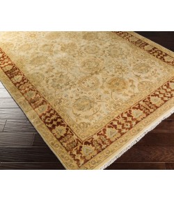 Surya Victoria VIC2001 Cream Dark Red Area Rug 2 ft. X 3 ft. Rectangle