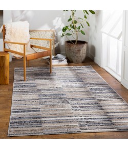 Livabliss Valour VOR2310 Taupe Navy Area Rug 8 ft. 10 in. X 11 ft. 9 in. Rectangle