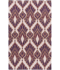 Surya Voyages VOY50 Dark Purple Lilac Area Rug 3 ft. 6 in. X 5 ft. 6 in. Rectangle