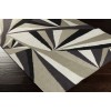 Surya Voyages VOY54 Medium Gray Cream Area Rug 2 ft. X 3 ft. Rectangle