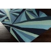 Surya Voyages VOY55 Navy Denim Area Rug 2 ft. X 3 ft. Rectangle